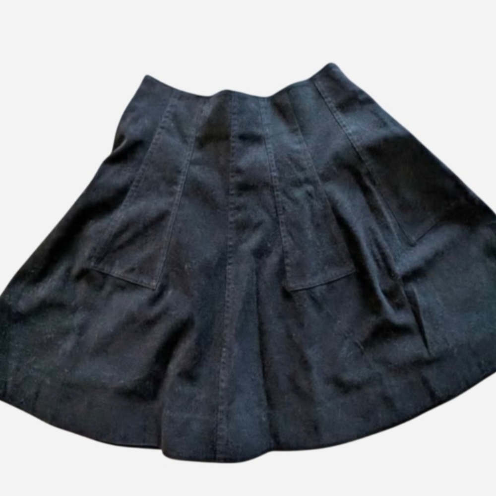 Ju's Black Midi Skirt